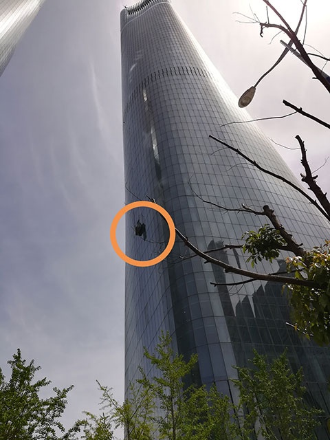 绿地中央广场 南昌高空作业